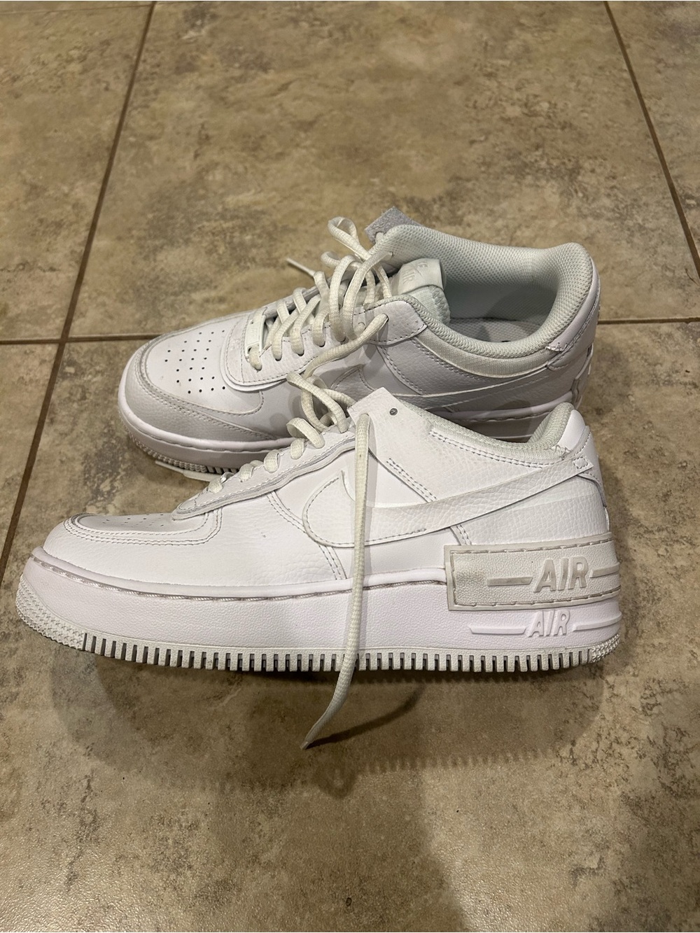 Women’s White Low-Top Air Style Sneakers
